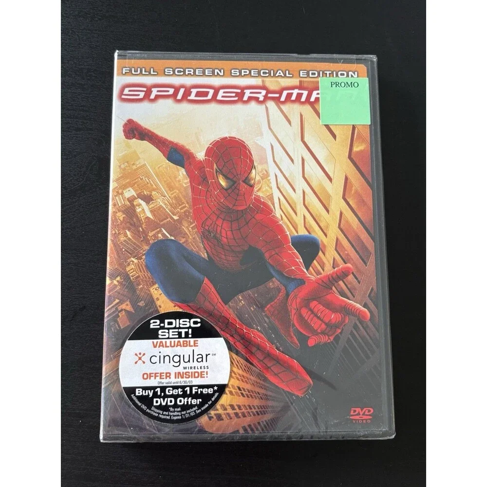 Spider-Man DVD (Full Screen Special Edition) BRAND NEW/SEALED 2 Disc‎ Set Promo
